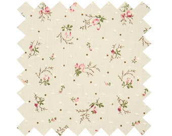 NEW Fabric Ivory "Ditzy Floral" - By the Yard
