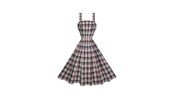 Windsor top plaid dress