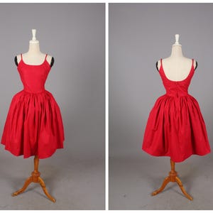 30% OFF - Xs/S - Penelope Dress in Solid Cardinal Red