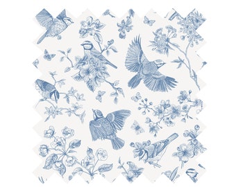 Fabric "Love Birds in Toile" - By the Yard