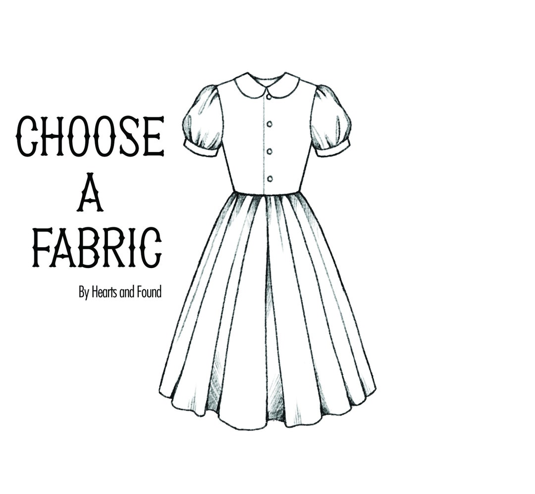 Choose a Fabric Amelie Dress Etsy