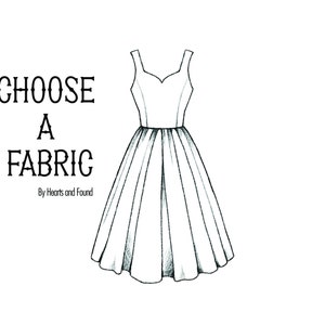 Choose a fabric: Elizabeth Dress