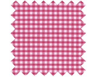 Fabric Barbie Pink Gingham - Small Checks - By the Yard