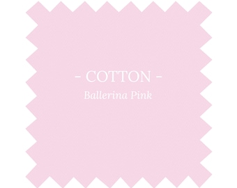 Fabric in Ballerina Pink Cotton - By the Yard