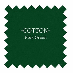 Fabric in Pine Green Cotton - By the Yard
