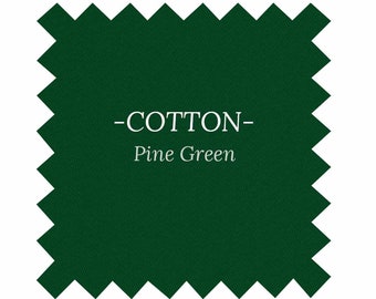 Fabric in Pine Green Cotton - By the Yard