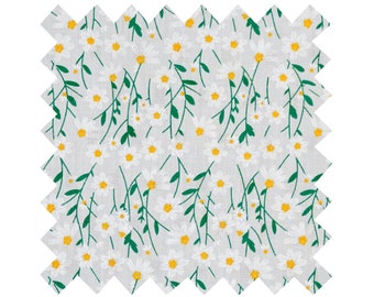 NEW Fabric in "Daisies in the Dell" - by the yard