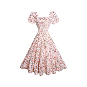 RTS - Size S - Isadora Dress "Orange Blossom Special"