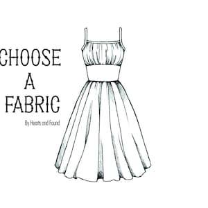 Choose a fabric: Grace Dress image 1