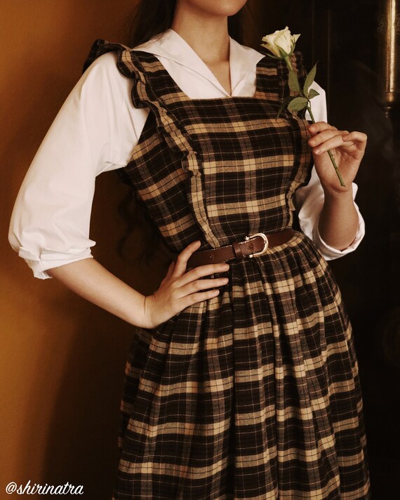 MTO Lorraine Dress muholland Plaid 