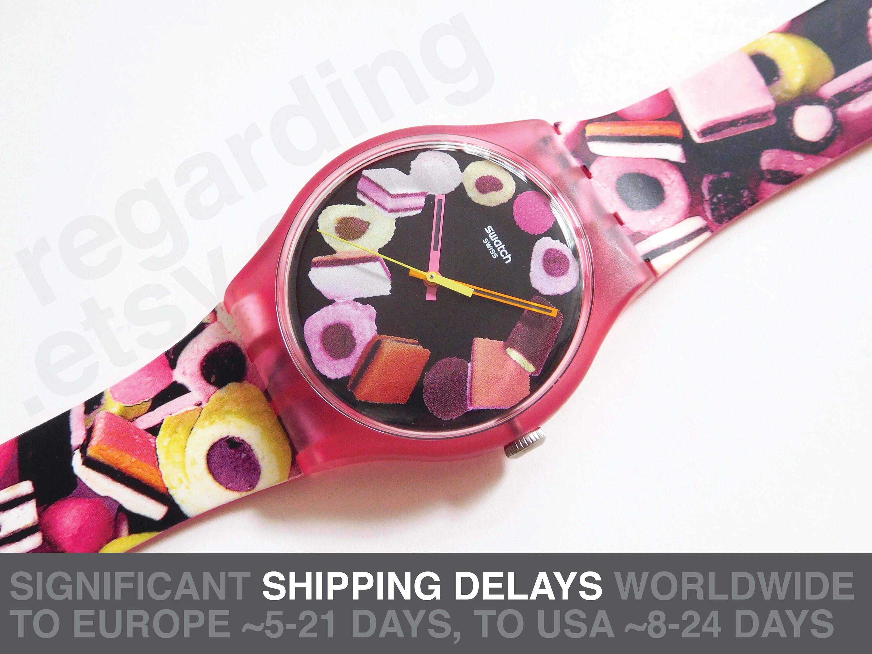 Orologio Swatch 'Lekker' SUOP102 GRANDE diametro | Etsy Italia