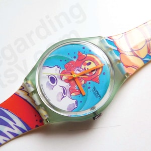 Swatch スウォッチ SWISS 1991年 自動巻き ビンテージ swatch - swatch 1991 オートマチック (自動巻き)オールド