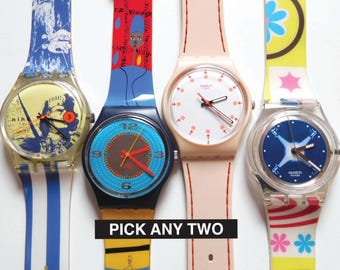 1990s 1991 Swatch Watch LK135  display picture 3