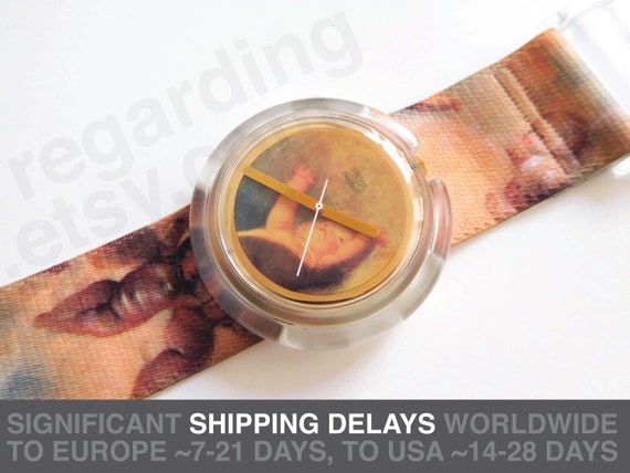 PWK168 'Putti' 39mm Pop Swatch watch, 1990s Vivien