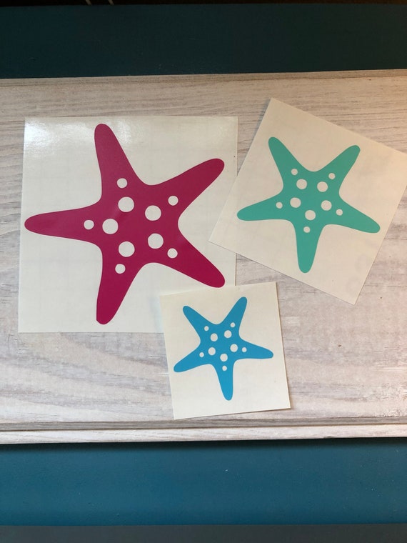 Starfish Decal Car Sticker Custom Made Personalized