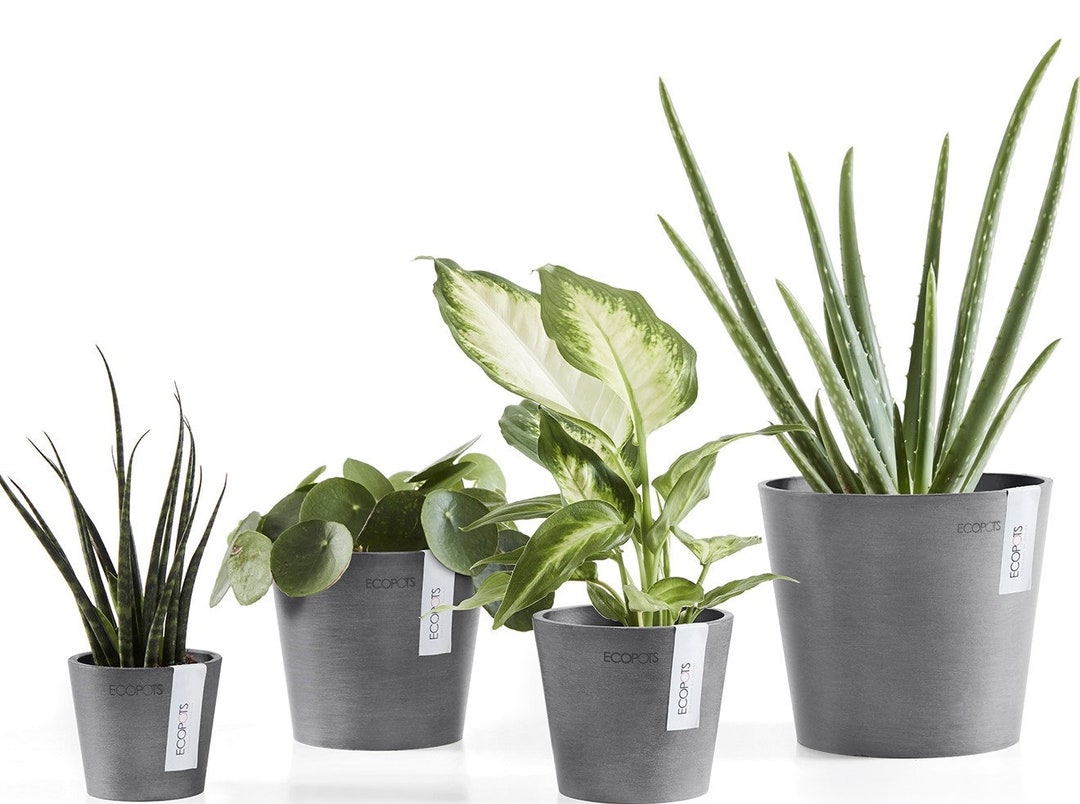 ECOPOTS Amsterdam Mini Plant Pots Made With Recycled Plastic Available