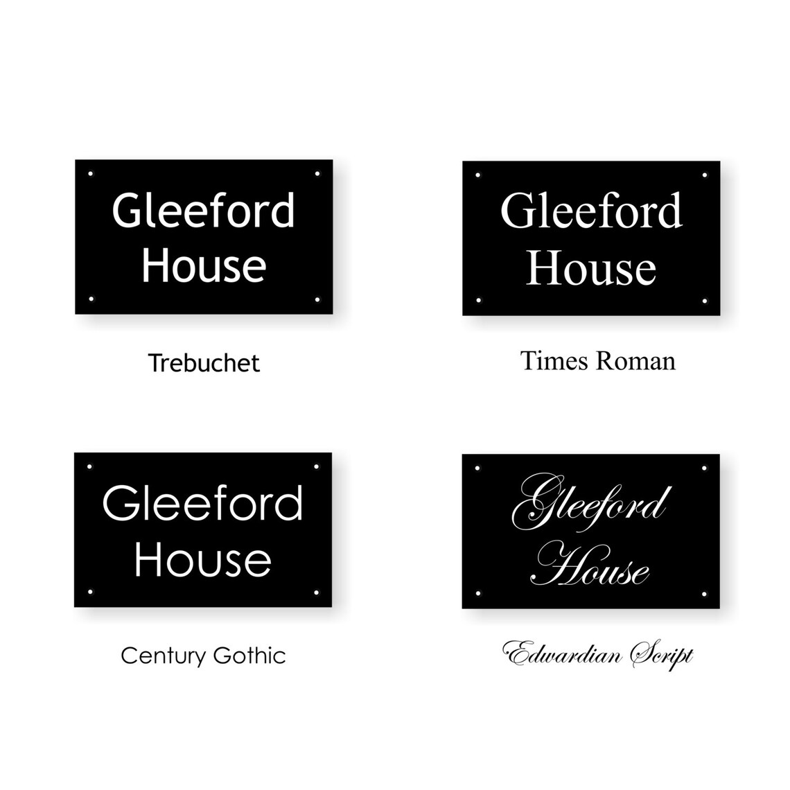 Engraved House Name Sign personalised made from recycled Etsy