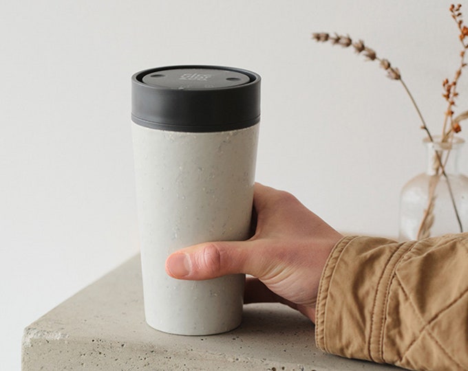 Circular&Co. Reusable Coffee Cup, 12oz/340ml. 100% Leakproof and Lockable. The multi award-winning Circular Cup, made from single-use cups.