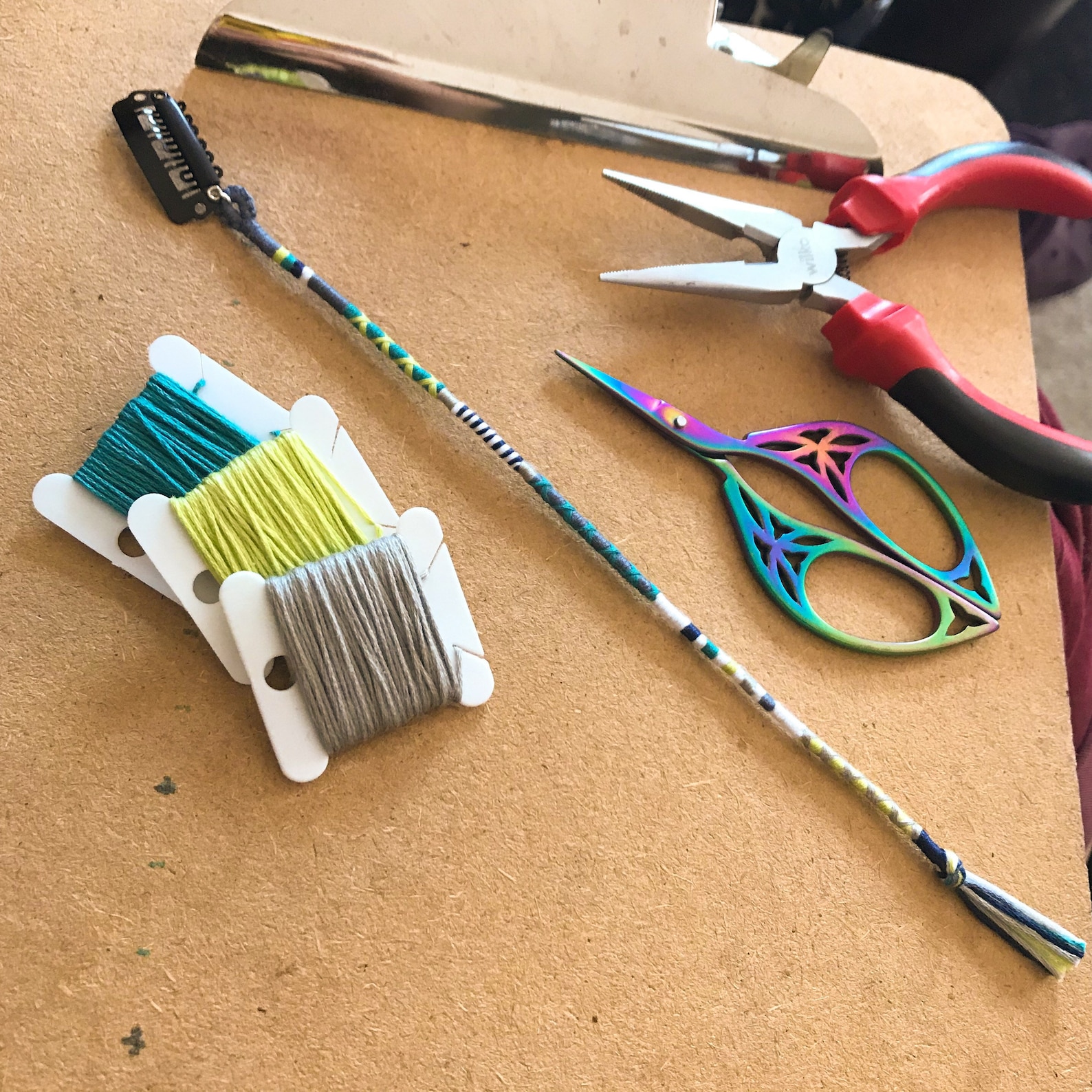 Custom Clipin Hair Wrap Mixed Design Choose Your Colours Etsy UK