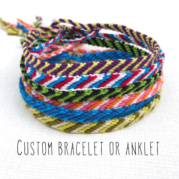 Macrame Anklet - Etsy