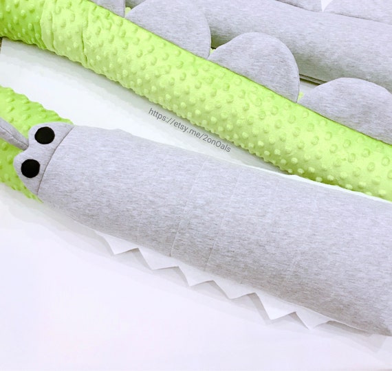 Crocodile Bumper Safari Crib Bedding Crocodile Nursery Etsy