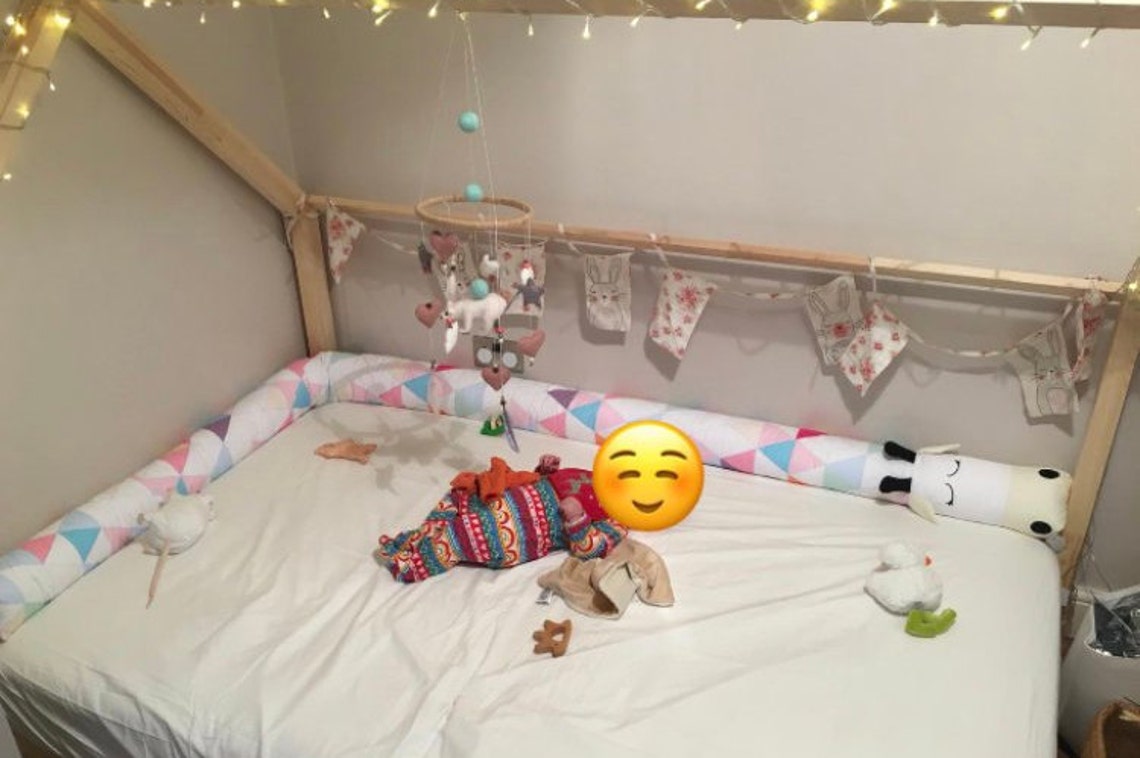 Giraffe Baby Cot Bumper Giraffe Baby Gift Giraffe Nursery Etsy