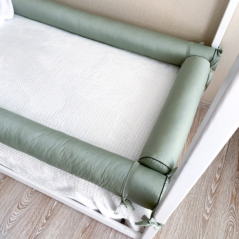 Bed Bumper Crib Bumper Baby Bed Bumper Nursery Bumper Etsy