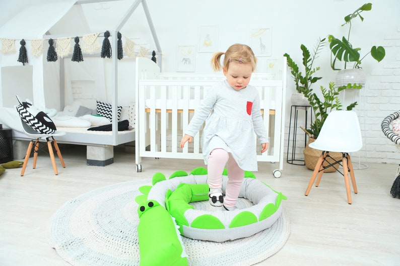 Safari Crib Bumpers Baby Crib Bumper Crocodile Crib Bumper Etsy