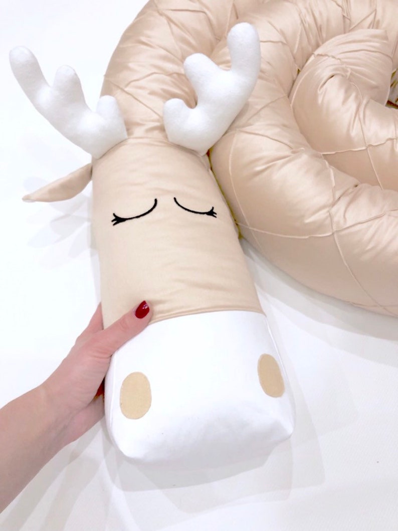 Baby Bed Bumper Twin Bed Bumper Moose Crib Bumper Toddler Etsy