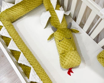 plush crib bumper