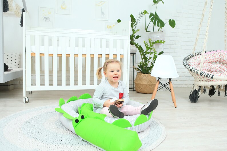 Safari Crib Bumpers Baby Crib Bumper Crocodile Crib Bumper Etsy