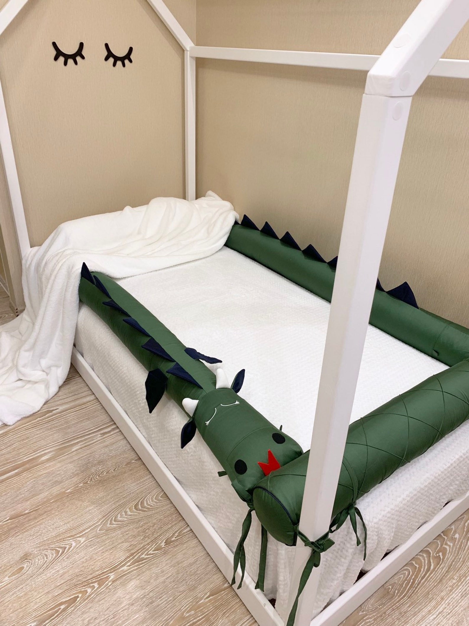 Dragon toddler room dragon baby nursery dragon bedding twin Etsy