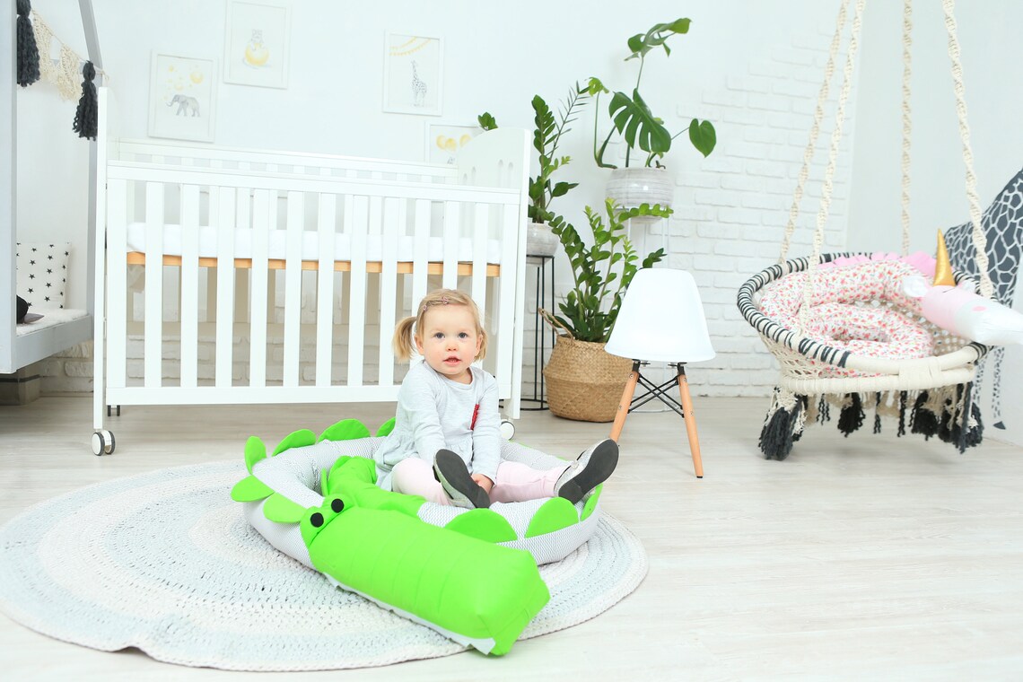 Safari Crib Bumpers Baby Crib Bumper Crocodile Crib Bumper Etsy