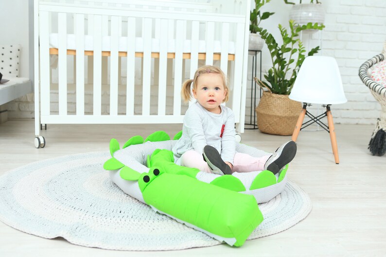 Safari Crib Bumpers Baby Crib Bumper Crocodile Crib Bumper Etsy