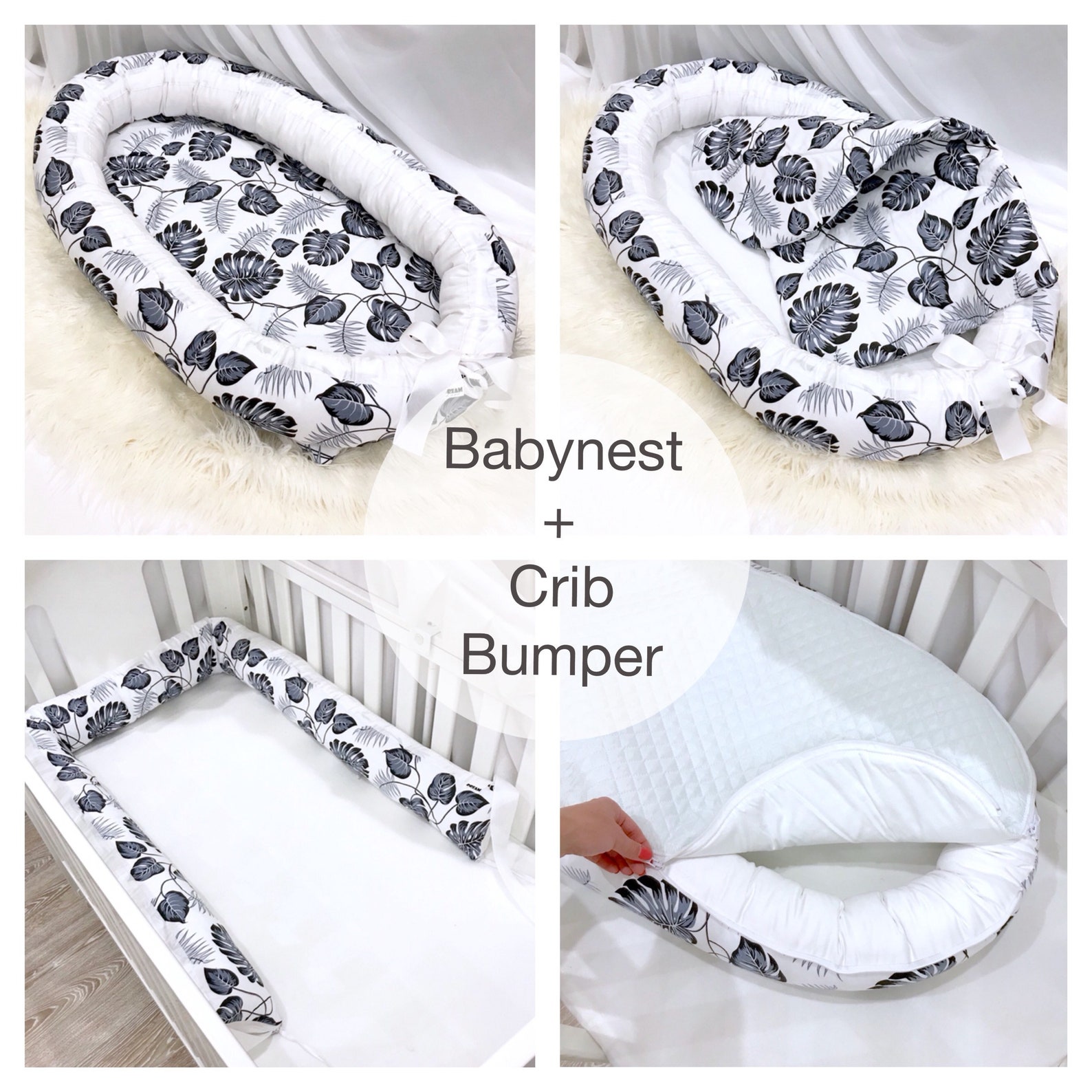 Flamingo Babynest Cocoon Sleep Nest CoSleeper Flamingo Etsy