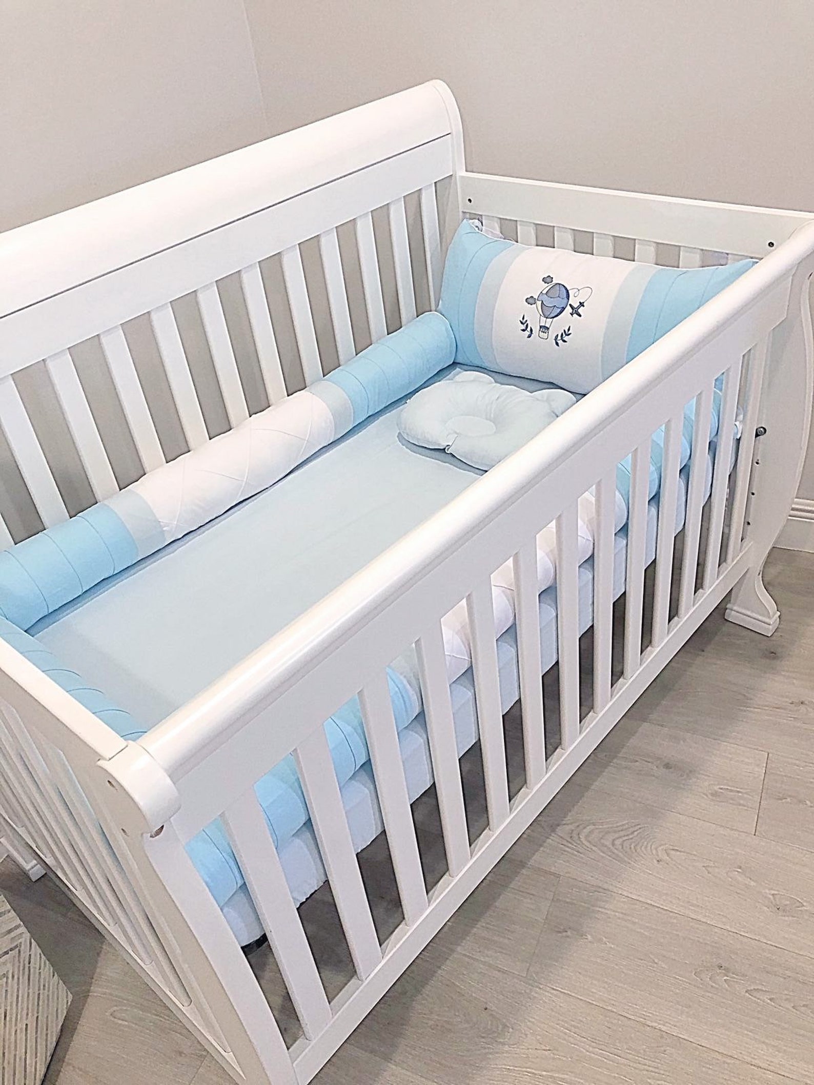 Crib bumper sets crib bumper pads blue baby bedding custom Etsy