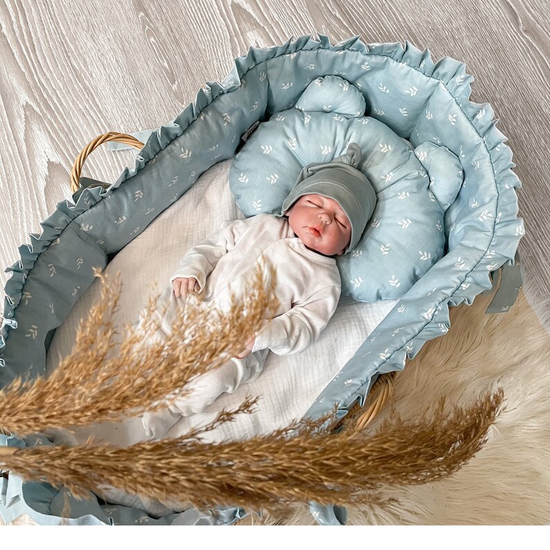 boy bassinet bedding