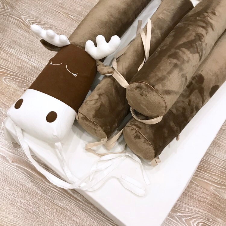 House Bed Frame Bumper Deer Bedding Full Woodland Crib Etsy