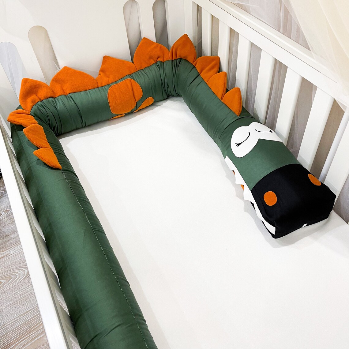 Dragon crib bumper Dragon bedding Dragon bed pillow pillowcase Etsy