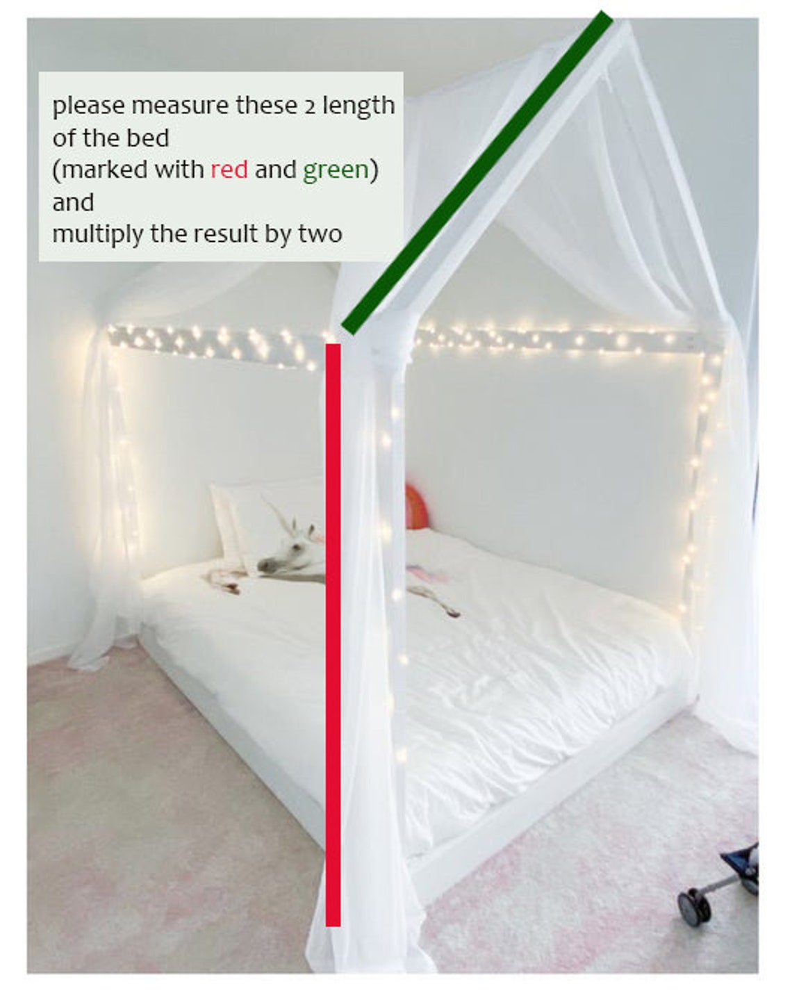 Floor toddler bed curtains canopy bed frame house bed decor Etsy