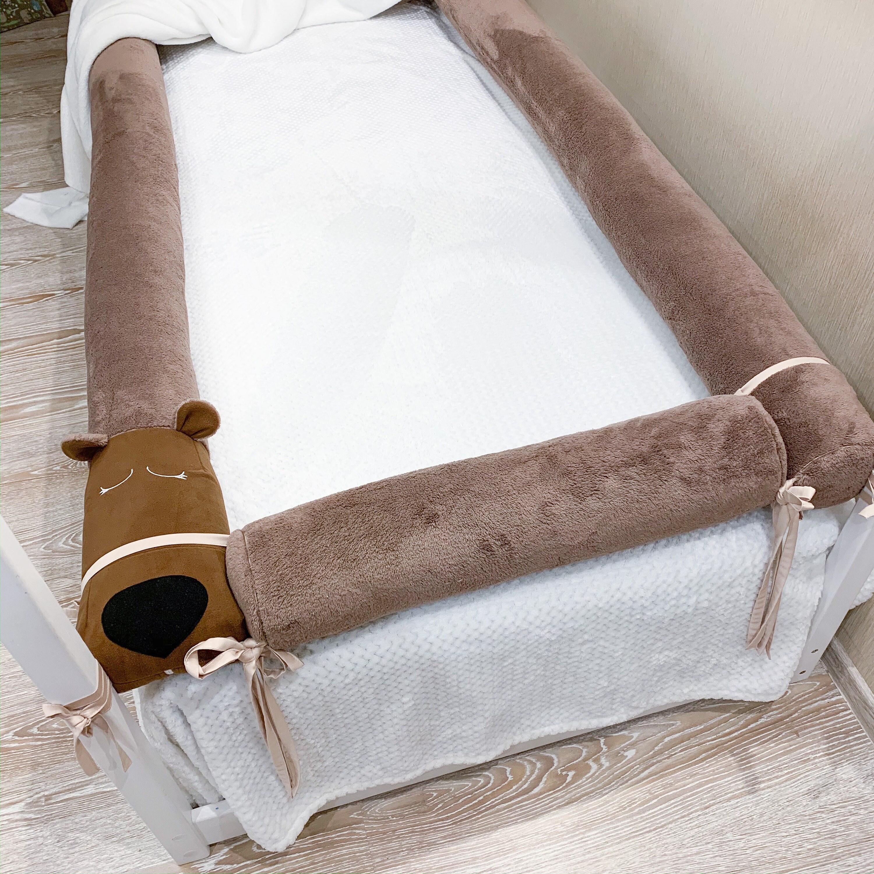 House bed frame bumper bear bedding full woodland crib Etsy