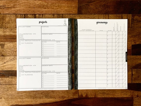 Brown Academic Calendar 2022 Blogger Bundle July 1 2021 July 31 2022 Daybook | Etsy Australia