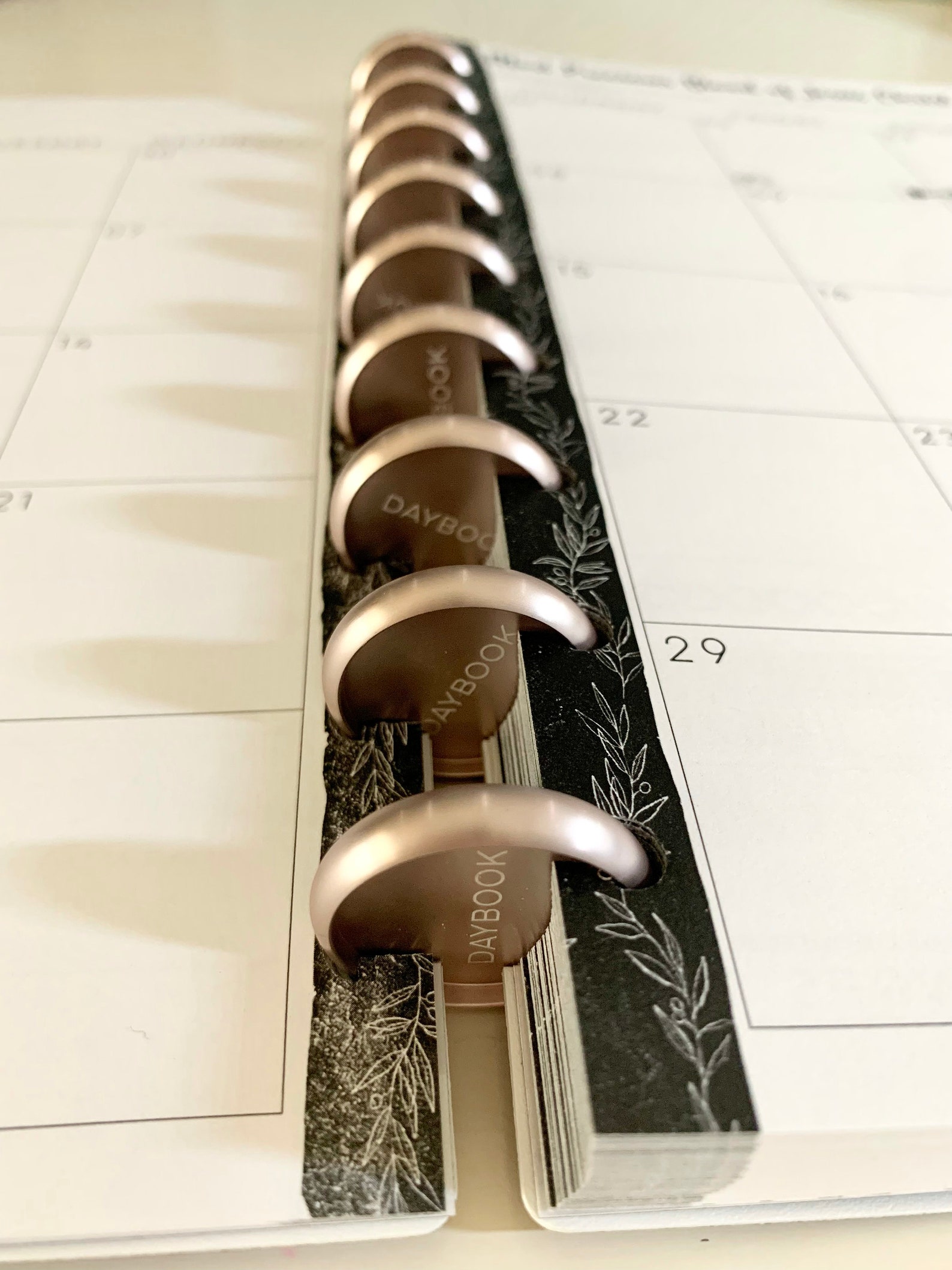 Binding Discs for Discbound Planners 28mm 9 PC DAYBOOK, Catholic Planner, Laser Engraving