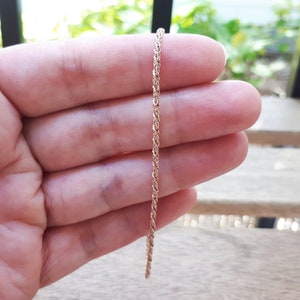 Vintage Rose Gold Over Sterling Silver MILOR Italy Vermeil Bracelet B2a