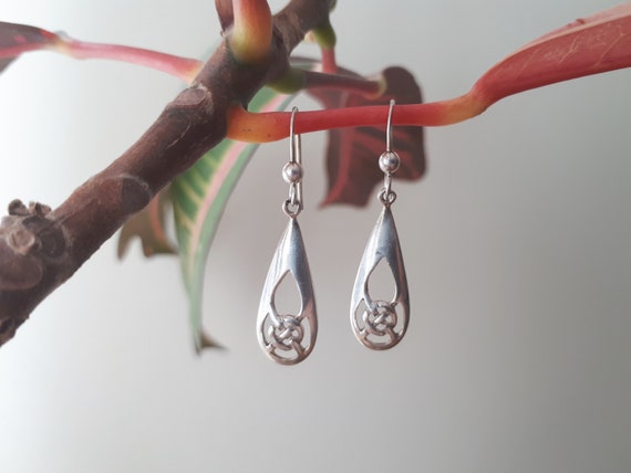 orecchini pendenti celtici in argento sterling - Italia