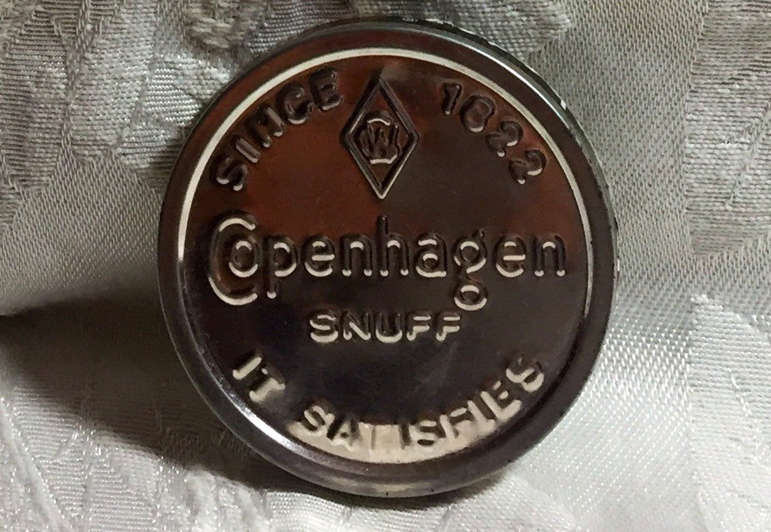 Cope Snuff Lid SINCE 1822 198090s Copenhagen US Tobacco Etsy