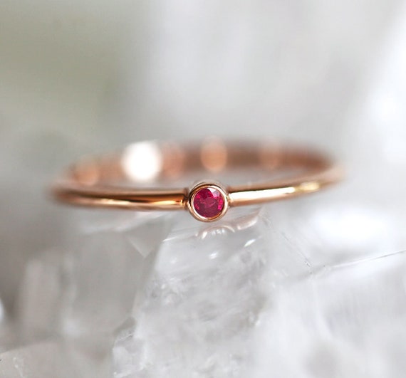 Little ruby deals rings