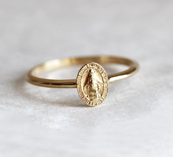 Blessed virgin on sale mary rings