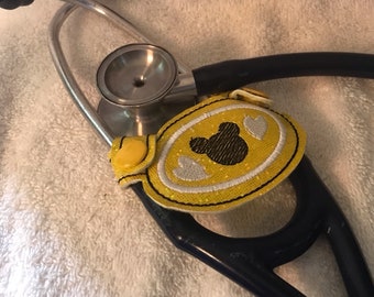 Stethoscope Yoke - Mouse Head - Bear Head -Yellow