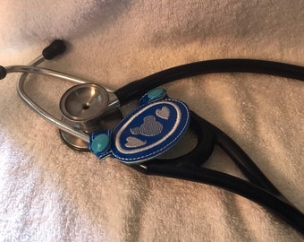 Stethoscope Yoke - Mouse Head - Bear Head - Royal Blue
